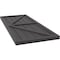 Ekena Millwork Americraft 6-Board Wood 2 Equal Panel Frmd Board-n-Batten Shutters w/Dbl Z-Bar, ARW102BF621X77SMH, PR ARW102BF621X77SMH - alternate 2